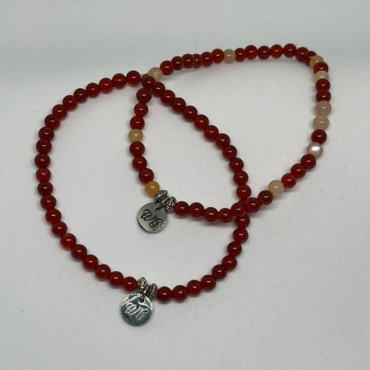 4mm Carnelian Bracelet