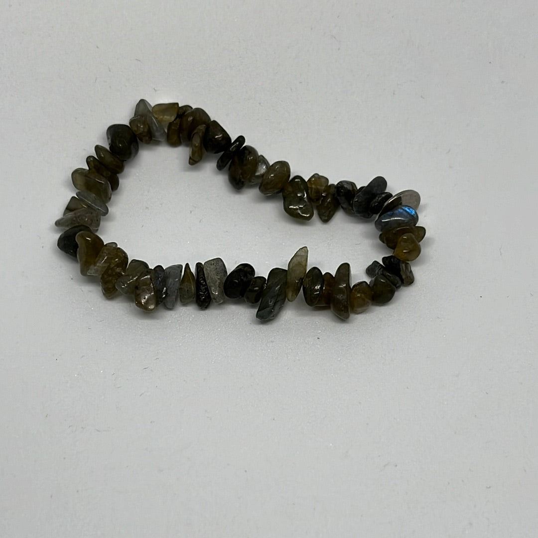 Labradorite Chip Bracelet