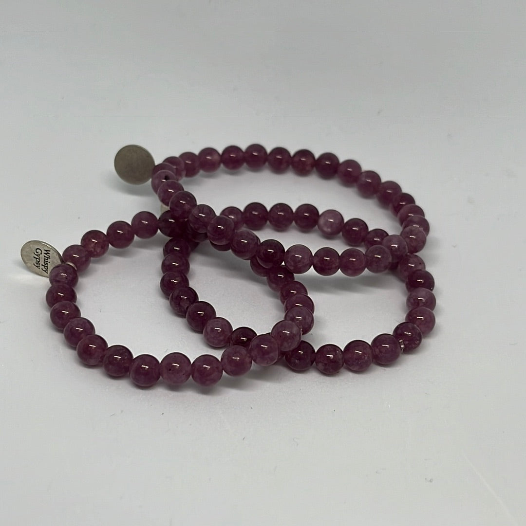 6mm Lepidolite Bracelets