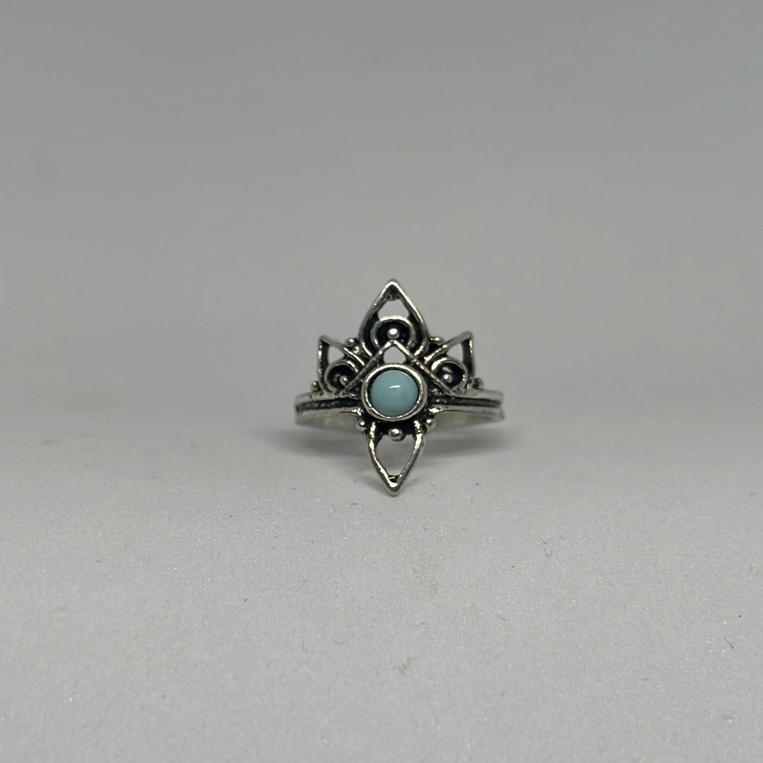 Silver Rings with Turquoise Stones