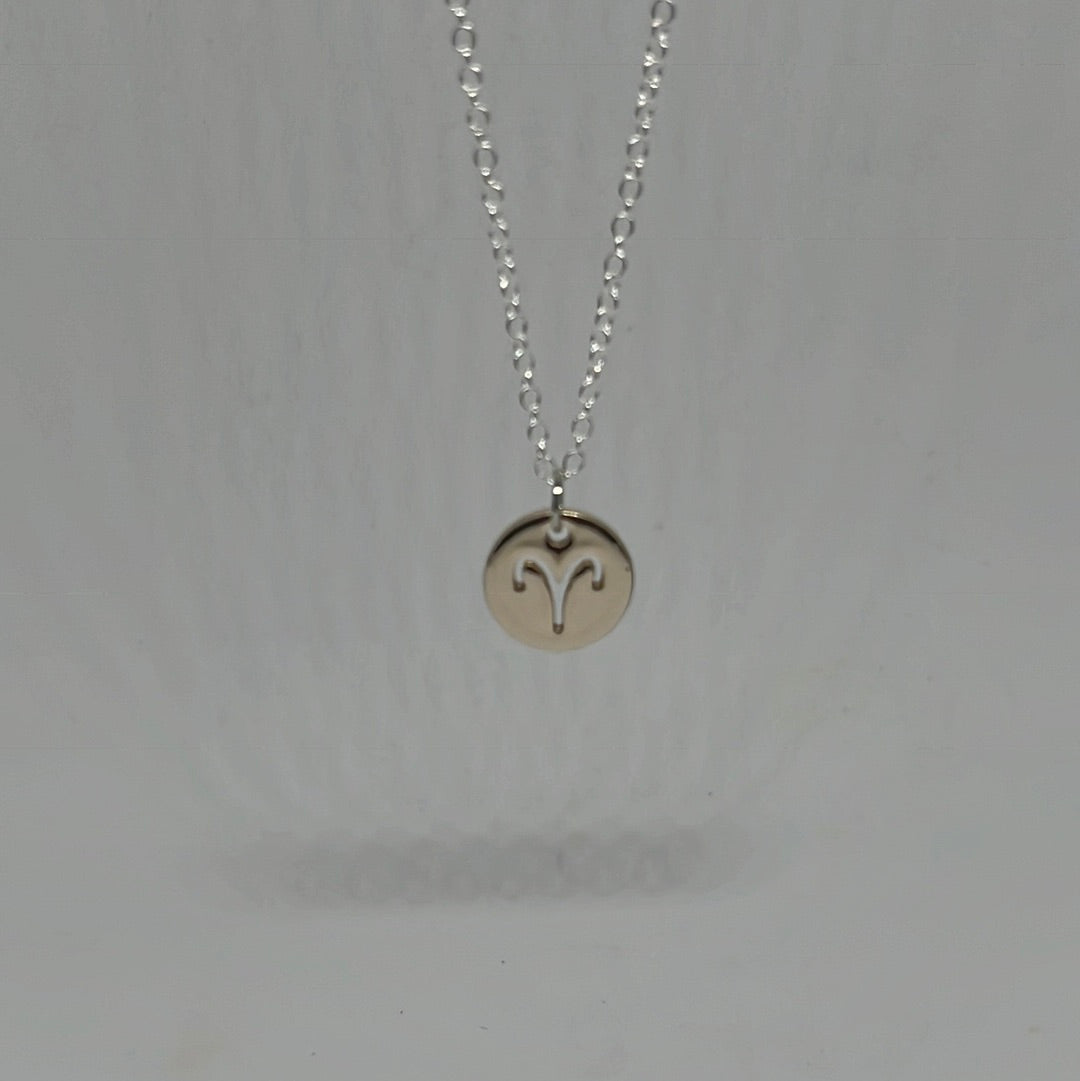 Zodiac Gold Symbol Necklace