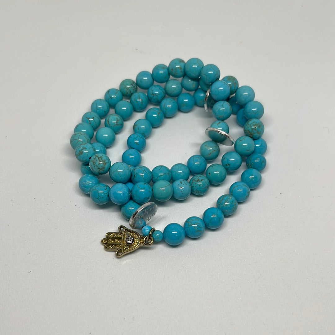 8mm Turquoise Bracelet