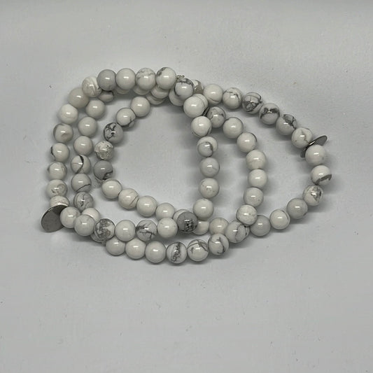 6mm Howlite Bracelet