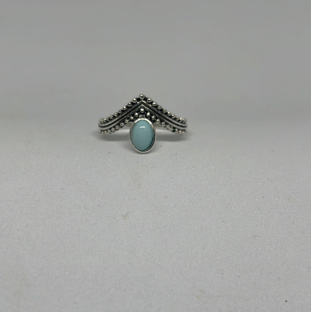 Silver Rings with Turquoise Stones