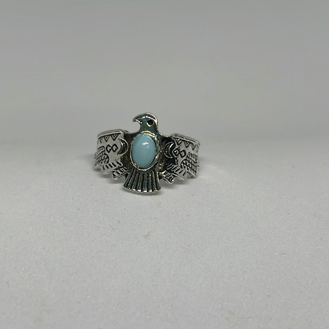 Silver Rings with Turquoise Stones