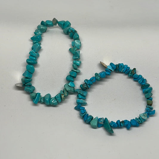 Turquoise Chip Bracelet