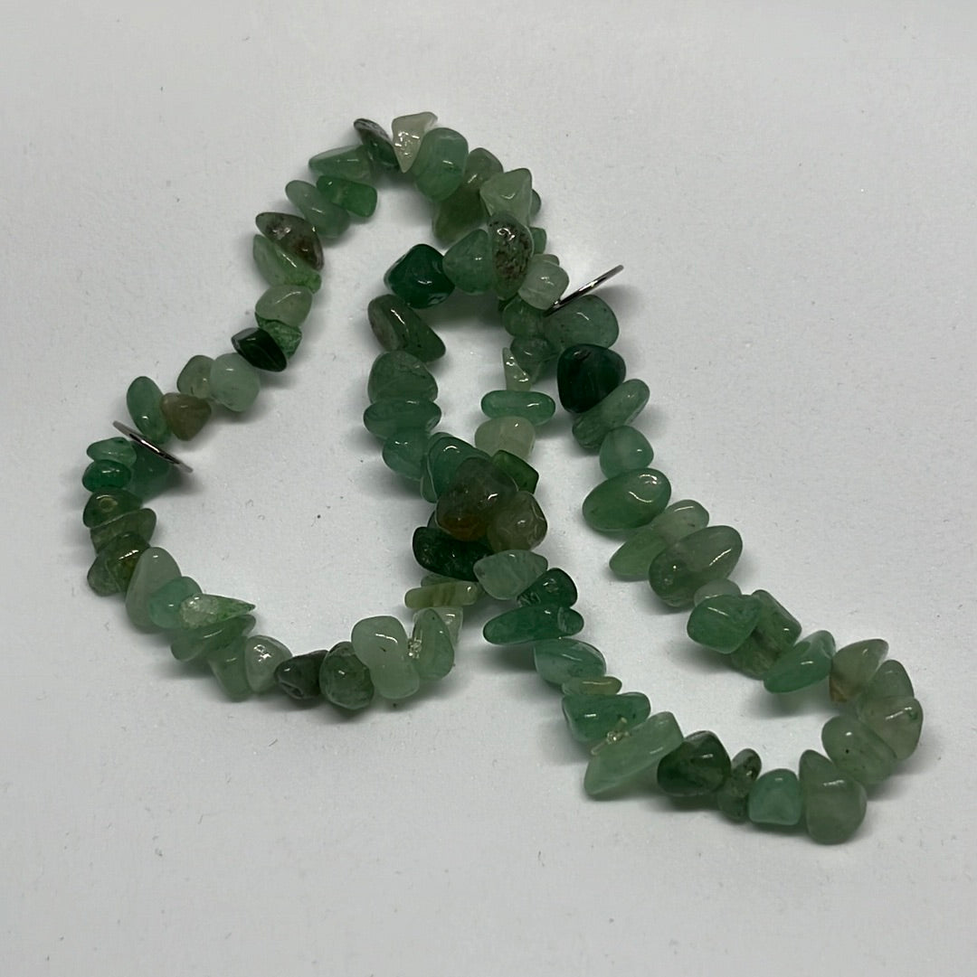 Green Aventurine Chip Bracelet