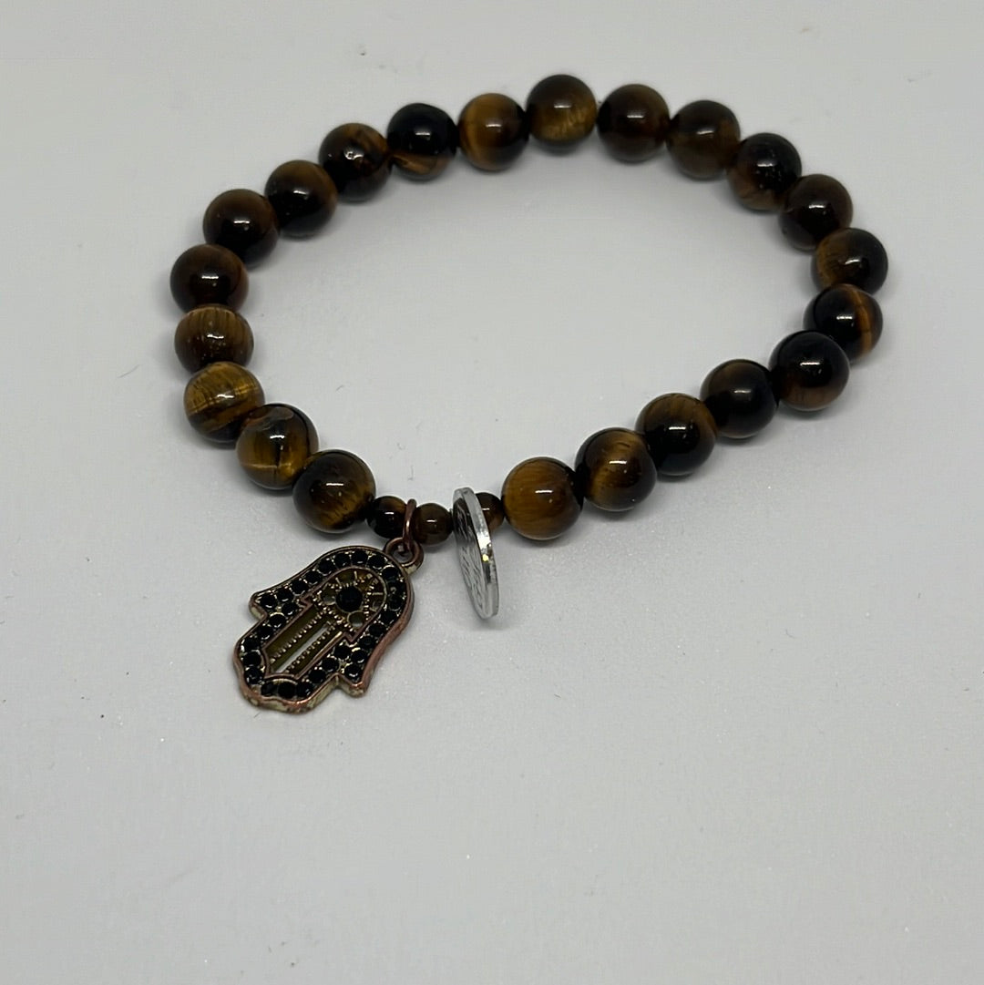 8mm Tiger's Eye Bracelet