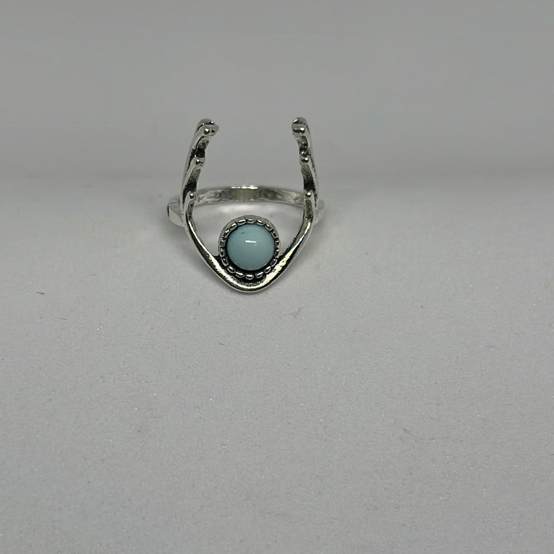 Silver Rings with Turquoise Stones