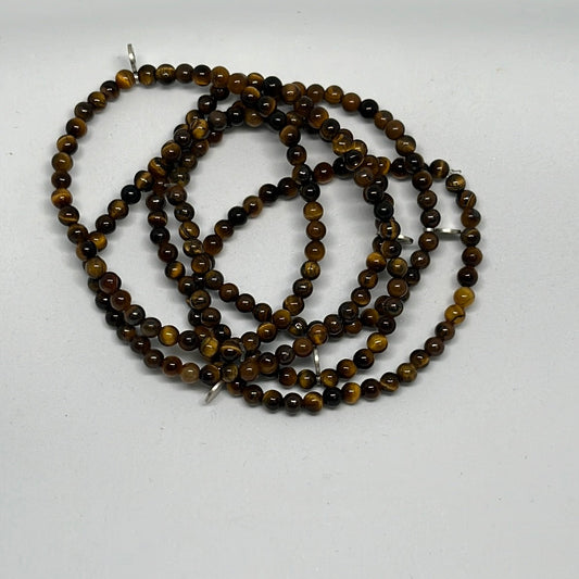 4mm Tiger's Eye Bracelet