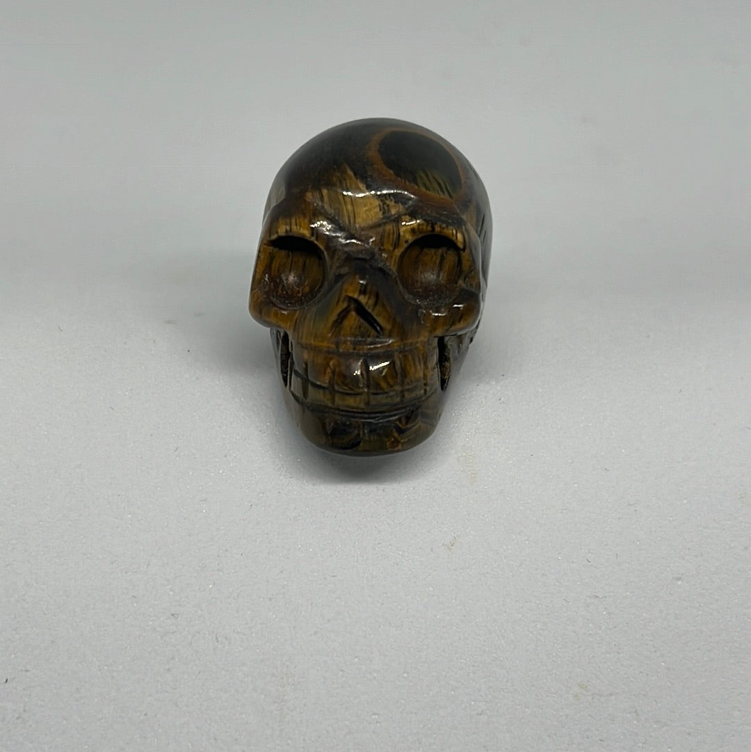 Tiger's Eye Crystal Skull