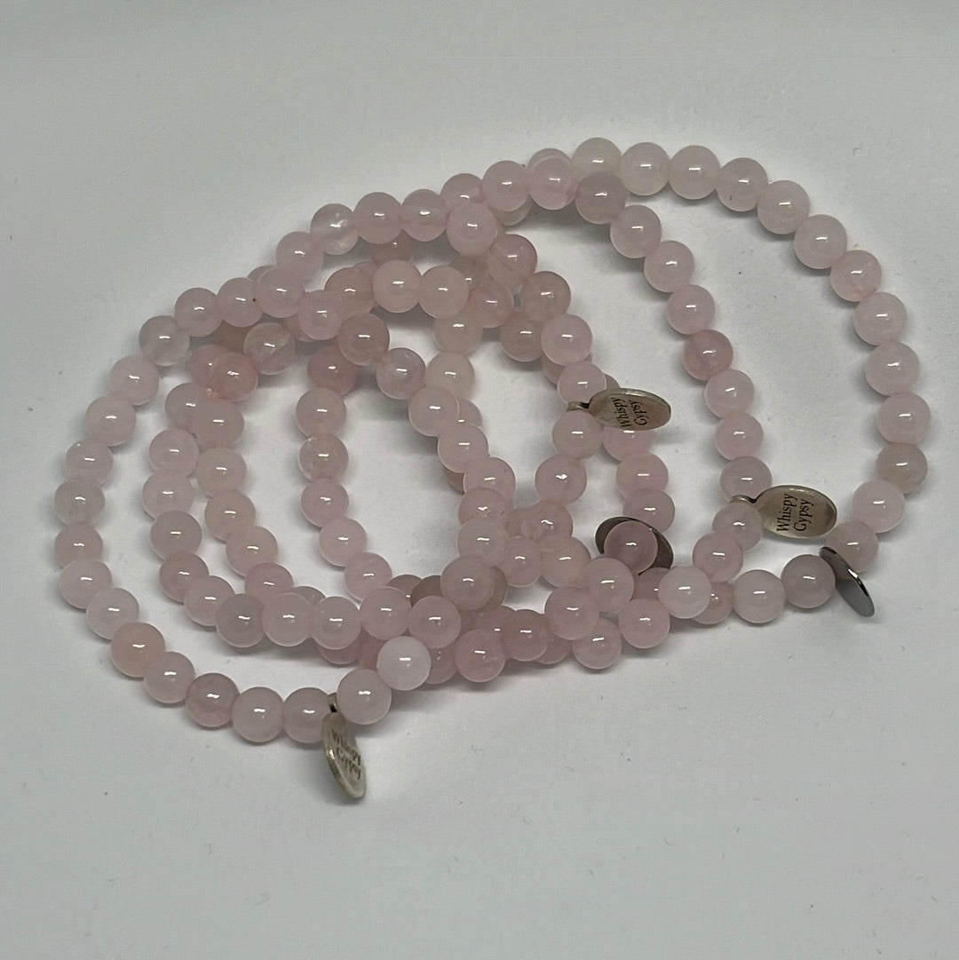 6mm Rose Quartz Bracelet