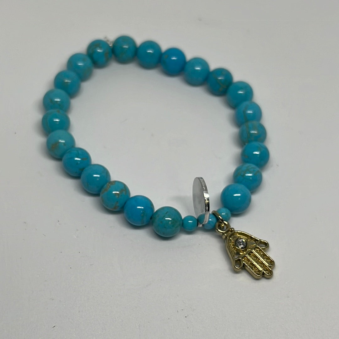 8mm Turquoise Bracelet