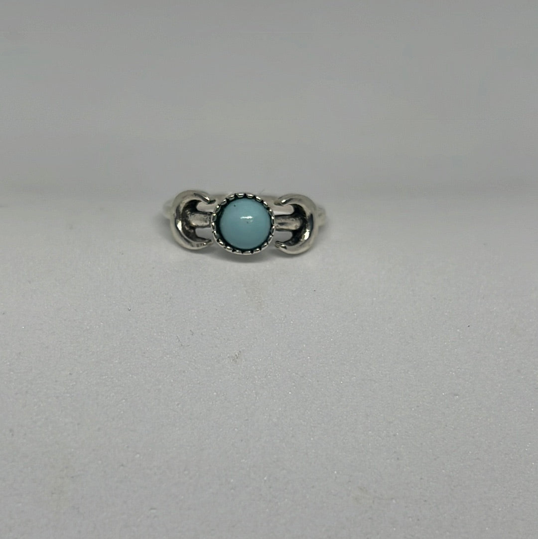 Silver Rings with Turquoise Stones