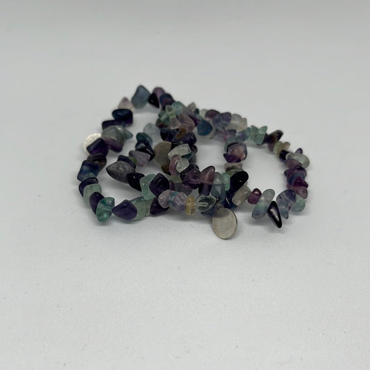 Fluorite Chip Bracelets