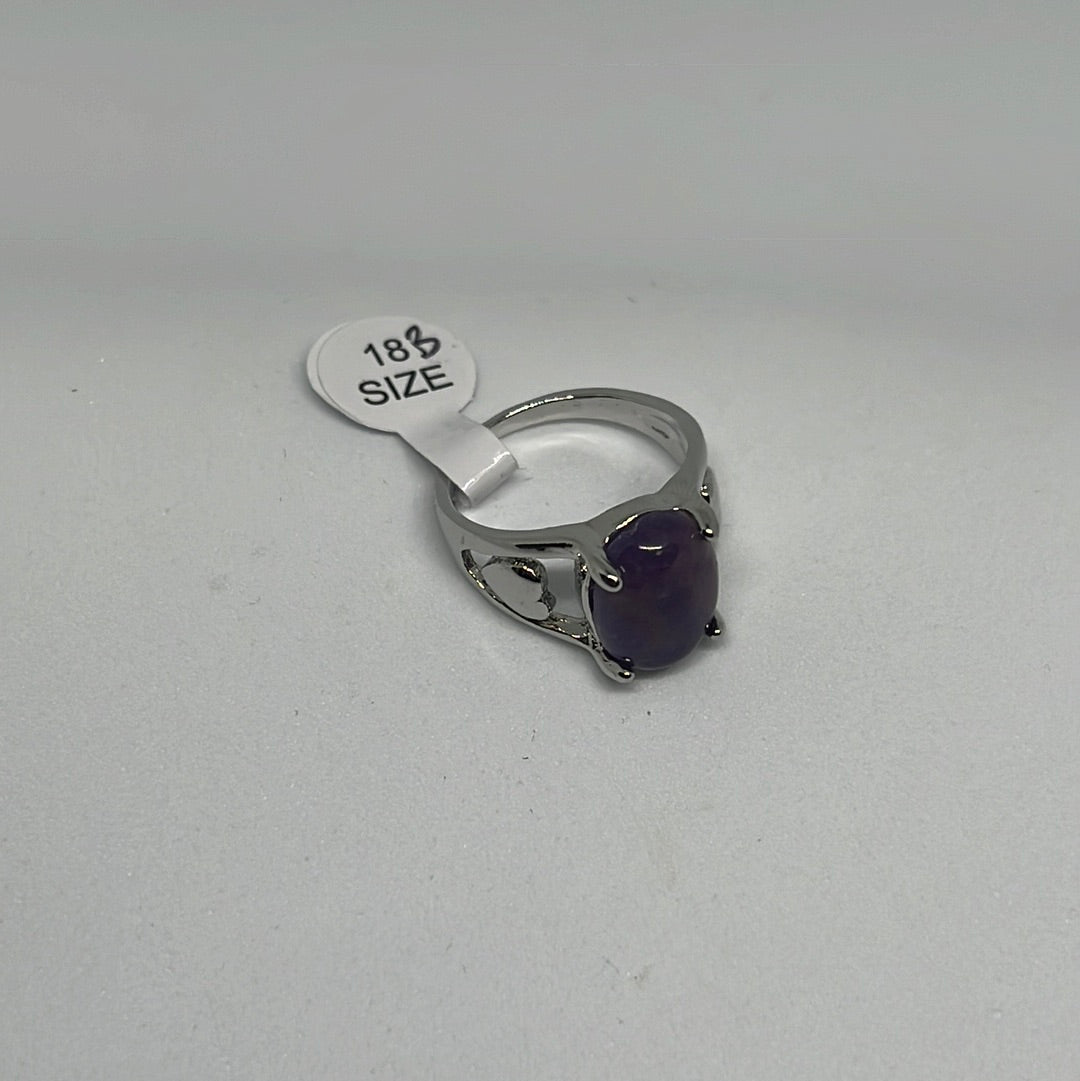 Silver Amethyst Rings