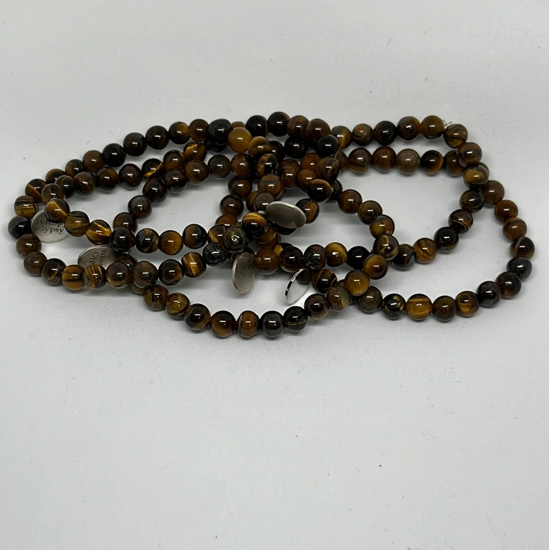 6mm Tiger's Eye Bracelet