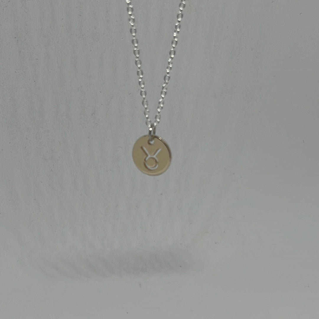 Zodiac Gold Symbol Necklace