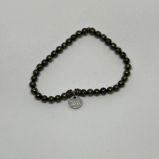 4mm Pyrite Bracelet