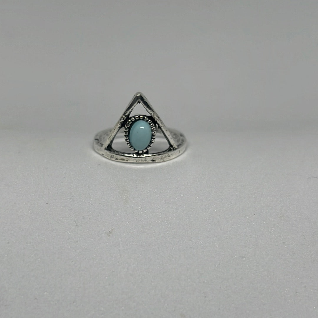 Silver Rings with Turquoise Stones