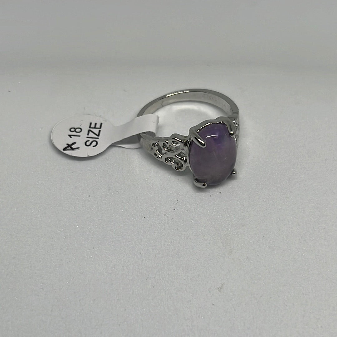 Silver Amethyst Rings