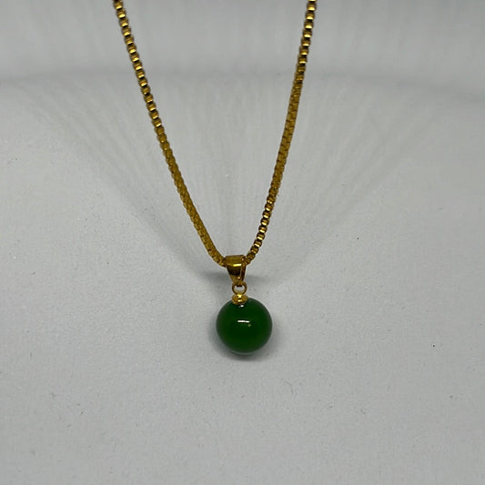 Jade Ball Necklaces