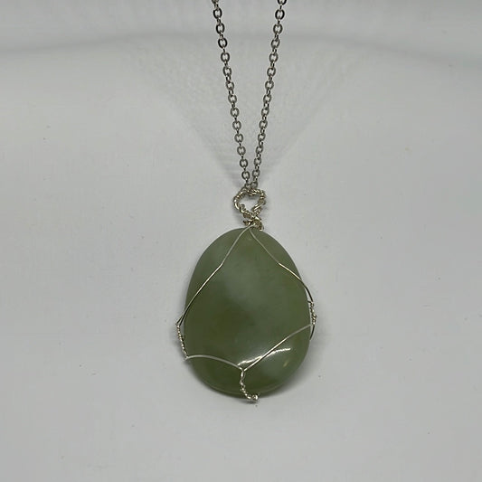 Jade Oval Pendant