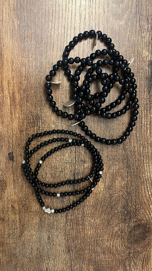 4mm Black Onyx Bracelet