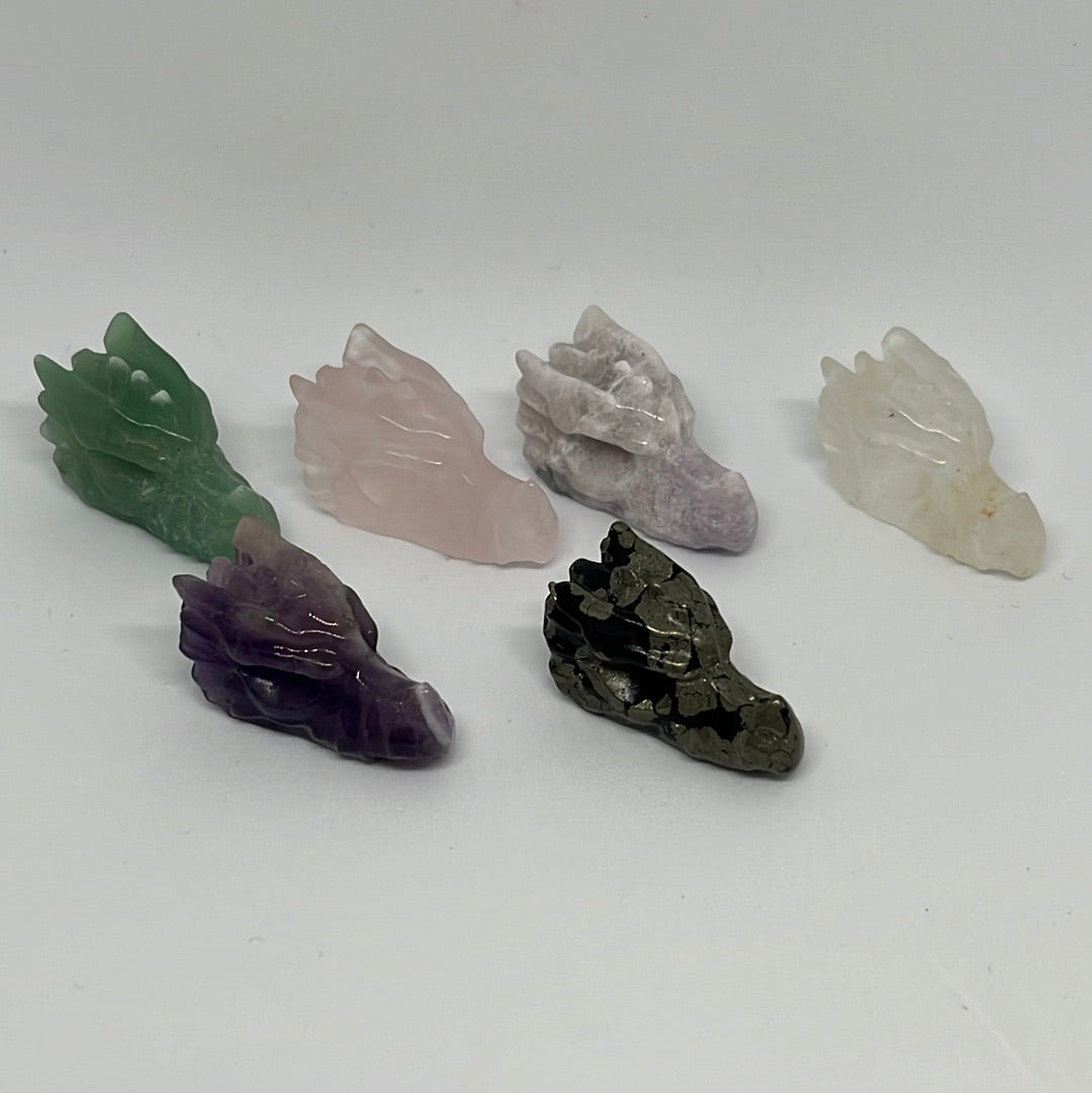 Crystal Dragon Heads