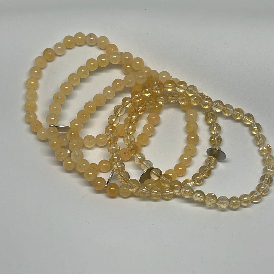 6mm Citrine Bracelet