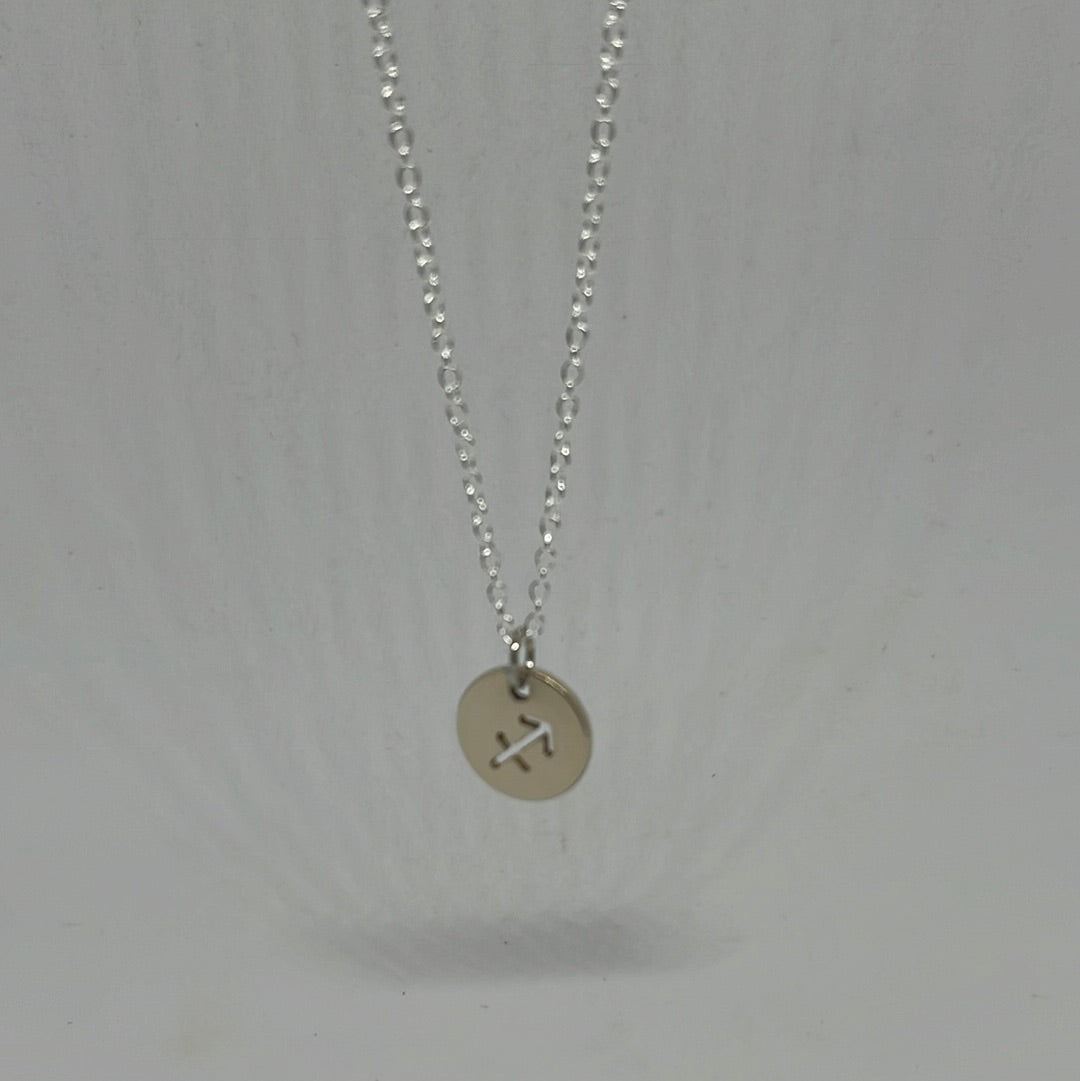 Zodiac Gold Symbol Necklace