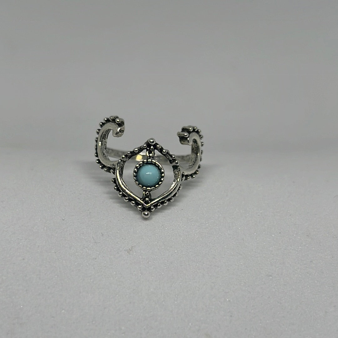 Silver Rings with Turquoise Stones