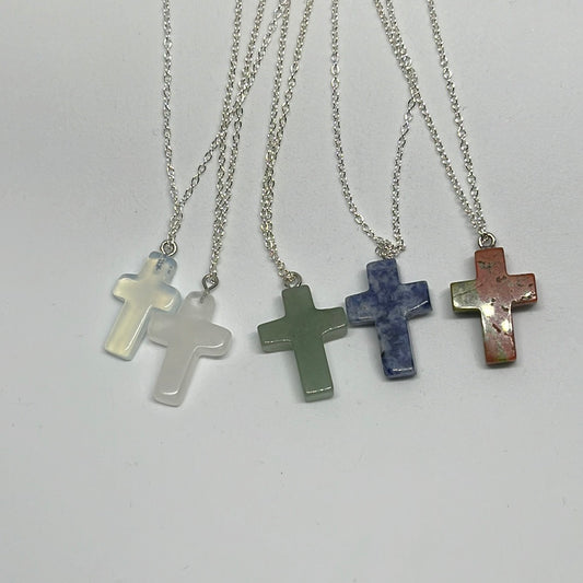 Crystal Cross Necklaces