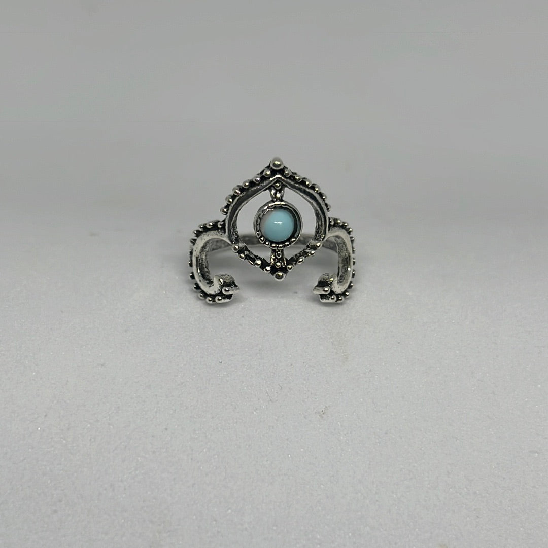 Silver Rings with Turquoise Stones