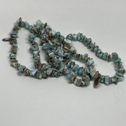 Larimar Chip Bracelet