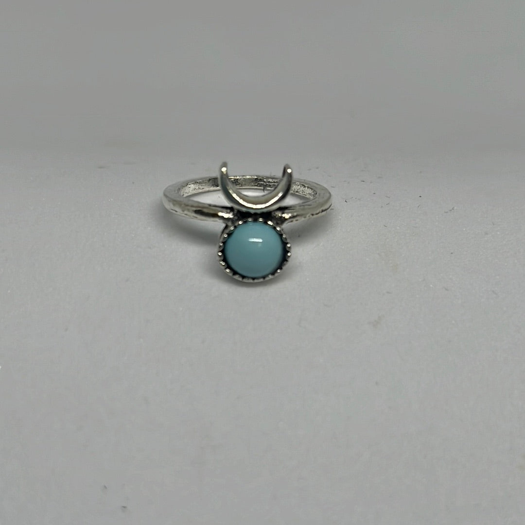 Silver Rings with Turquoise Stones