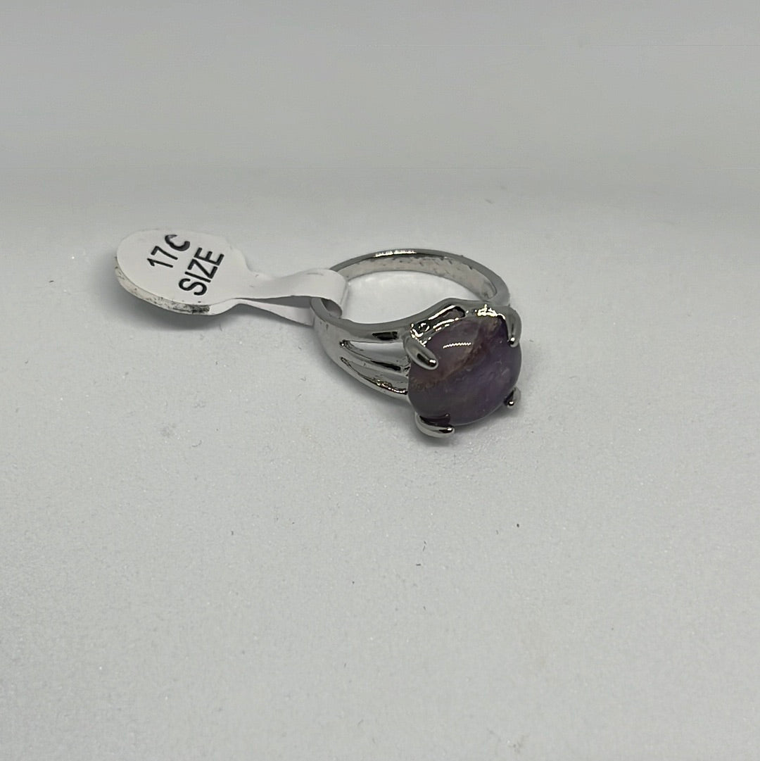 Silver Amethyst Rings