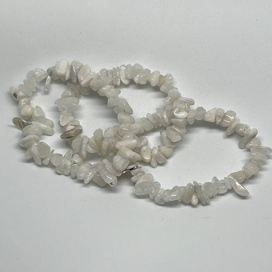 Moonstone Chip Bracelet