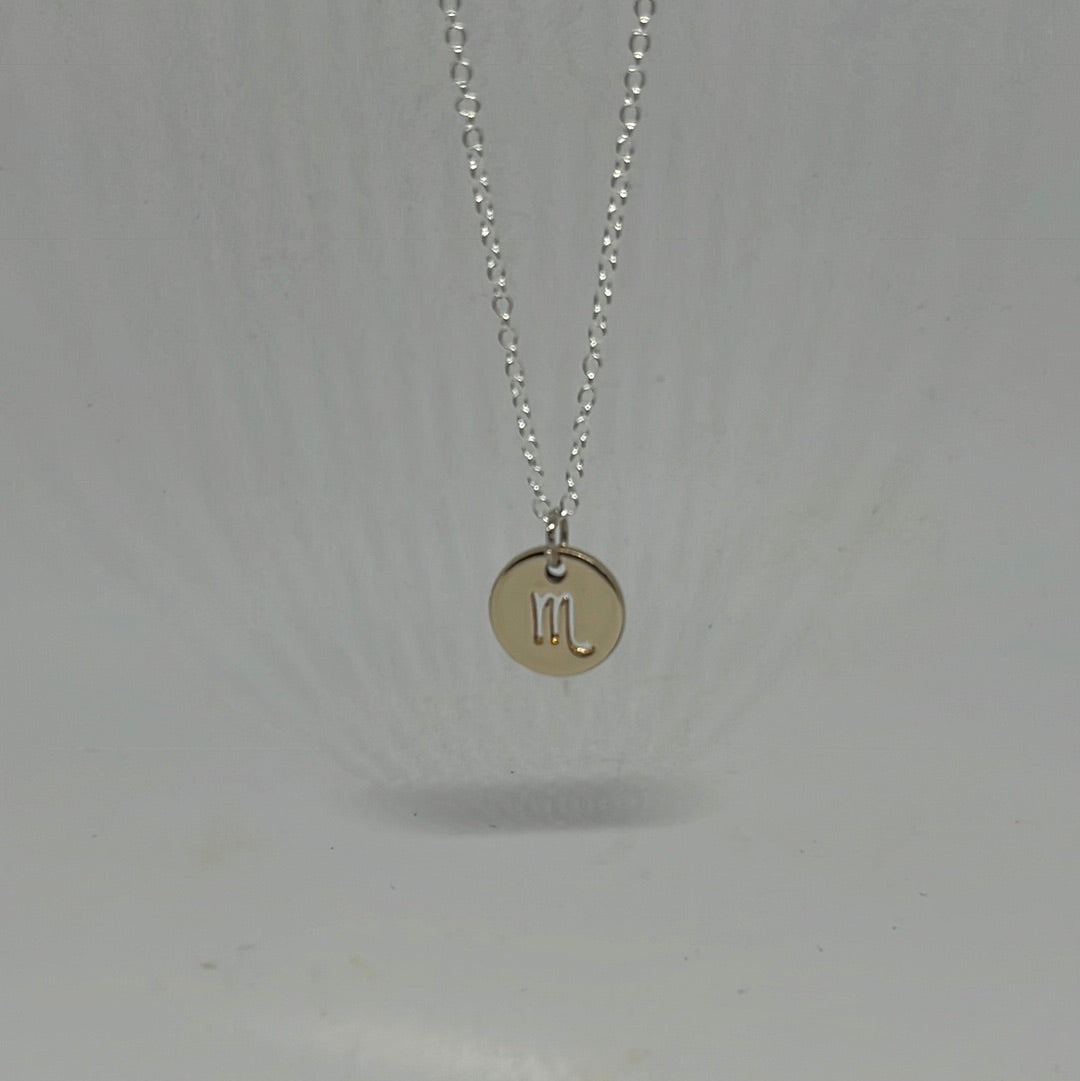 Zodiac Gold Symbol Necklace