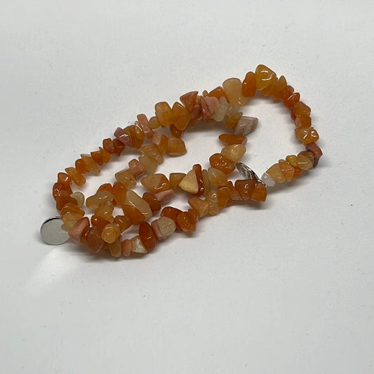 Carnelian Chip Bracelet