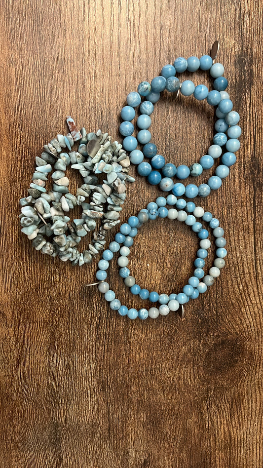 6mm Larimar Bracelets