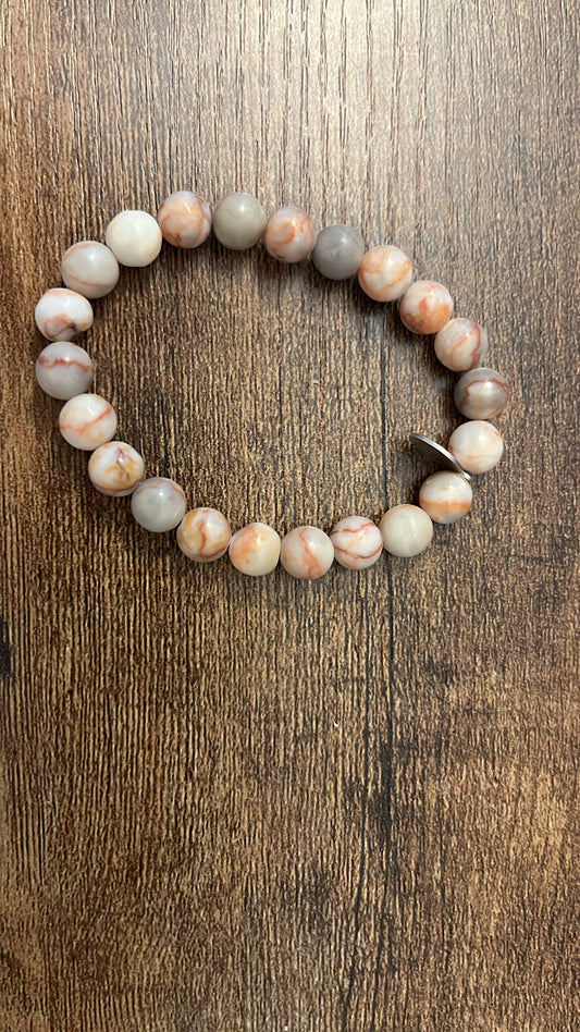 8mm Marble Bracelet