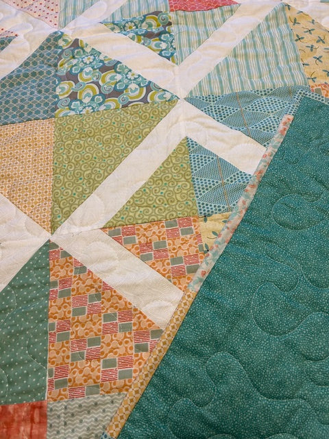 Lattice Style Handmade Quilt