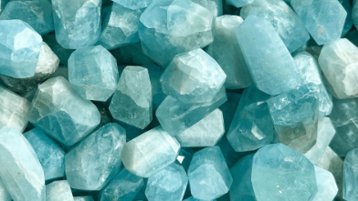 aquamarine crystals