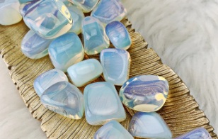 polished opalite crystals