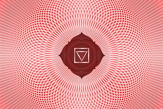 red root chakra symbol